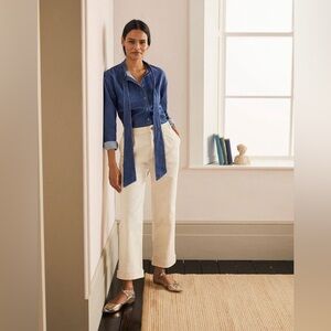 Boden, Fiona, tie neck  shirt